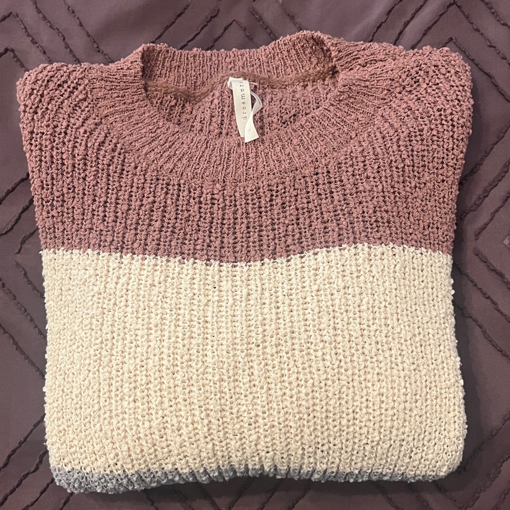 Colorblock Knit Sweater - Picture 2 of 2